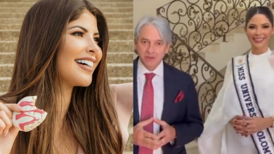 Photo of Miss Universo Colombia promociona la María Luisa sanjuanera en los Emiratos Árabes