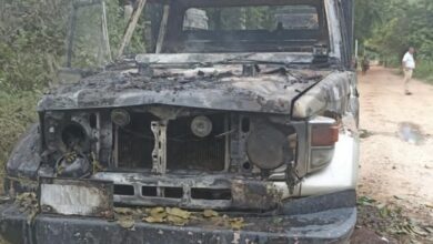 Photo of Queman vehículo en zona rural de Barranco de Loba, Sur de Bolívar