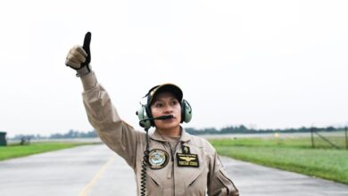 Photo of Suboficial de la Armada, primera mujer en alcanzar 3.000 horas de vuelo en la aviación naval